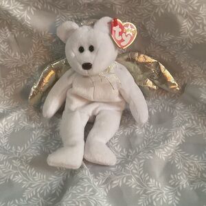 Beanie Babies Halo II rare brown nose